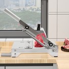Stainless Steel Manual Meat Slicer Slicing Machine Frozen Meat Beef Bones Cutter