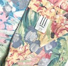 Vintage 80s Valance Revman Retro Curtain Bright Pink Blue Green Pattern Floral