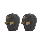 2pcs 220v Welder Dryer Power Plug 50 Amp 208 220 250 Volt Male Welding 6-50p