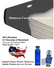 90  Waveless Waterbed Mattress With Liner  Cotton Sheets  Fill Kit   Conditioner