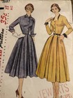 Complete 1951 Simplicity Pattern  3687 Dress 12 30