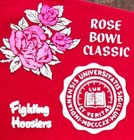 Vintage 1968 Indiana University Hoosiers Football Pennant Rose Bowl  Rare 