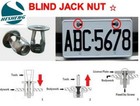 Qty 20 M6 Zinc Plated Steel Blind Jack Nut Threaded Insert Nuts Nutserts Jacknut