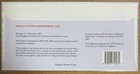 Singapore 2004 World Stamp Exhibition Collector Sheet Fdc Cover  very Mild Tone 