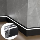  10pack 1 64ft 50cm Aluminum Skirting Baseboard  78x12mm Skirting Line Led 
