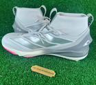 Men s Adidas Adizero Impact  2 0 All Star Silver Baseball Cleats Jh6718 Sz 11