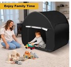 Sensory Tent For Kids With Autism 47x47x47in Blackout Sensory Room Pop-up Pla   