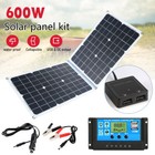 600 Watts Solar Panel Kit 100a 12v Battery Charger With Controller Caravan Boat