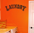 Laundry Wash Room Vinyl Wall Home Decor Quote Sticker Decal Lg