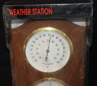 New Vintage Taylor Weather Station  6435 Barometer Temperature Humidity 19x6 Wow