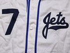 Vintage Stall   Dean Columbus Jets Minor League Wool Retro Baseball Jersey 2xl
