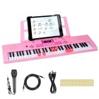 Kids Keyboard Piano  61 Light-up Key Electric Piano Musical Learning Toy For