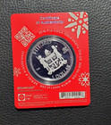 2019 Fiji Coca-cola Santa 1 Ounce Silver Holiday Coin