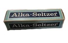 Vtg Glass Tube Of Alka-seltzer Tablets In 6  Box