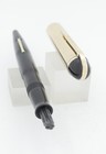 Eversharp Skyline Black W 14kt Gold Filled Cap Fountain Pen - 1940 s - No Nib