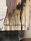 Barry Bonds Stephen Holland 73rd Home Run Giclee Embellished 28x41 Canvas