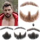 Fake Beard 100  Real Human Hair Face Beard Mustache For Adults Men Film Makeup