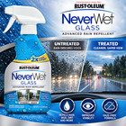 Rust-oleum Neverwet Glass Advanced Rain Repellent Spray 11oz Improves Visibility