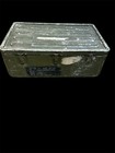 Army Surplus Medical Trunk  A s Tribal Industries Aluminum Trunk Original Paint
