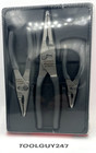 Snap On  Pl3lnsjcf Dt  3pc Dk Titanium Long Nose Slip Joint Pliers Set Usa Tools
