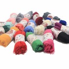 Womens Cotton Viscose Maxi Crinkle Cloud Hijab Scarf Shawl Islam Muslim Scarves