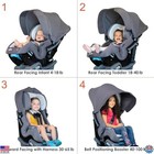 4-in-1 Convertible Car Seat For Infants   Toddlers  Safety   Comfort  Vespa