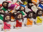 100  Assorted Mini Baby Jesus Loves You Figures Religious Party Favors Figurines