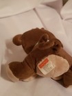 Fisher Price Snugamonkey Lovey 6  Plush Monkey Brown Tan Green Bow Ears 2013 