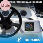 Marine Grade Bluetooth Radio Receiver - Boat Gauge Stereo Multimedia Player - 4 