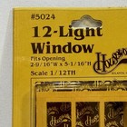 Dollhouse Miniature Window 12 Light Hw  5024 1 12  Scale Houseworks