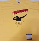 Hulk Hogan Signed Wwe Hulkamania T-shirt Psa dna Coa Autograph Wrestlemania Wwf
