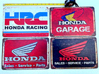 Honda Garage Tin Sign Honda Logo Retro Vintage Wings Metal Art Office Man Cave