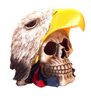 Skull With Eagle Hat Figurine Statue Skeleton Halloween