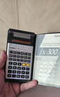 Vintage Casio Fx-300 Solar Scientific Calculator With Manual Tested