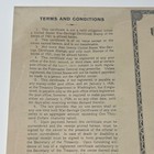 United States War-savings Certificate Series 1921 With  5 Stamp Panels And Terms