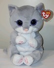 Ty Beanie Buddy  beanie Bellies  - Morgan The Cat  medium - 12 Inch  New Mwmts