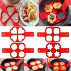 4 Holes Silicone Different Mold Pancake Maker Nonstick Egg Ring Maker