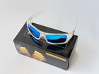 Oakley Gascan Polarized Sunglasses Oo9014 Matte Clear Frame Prizm Sapphire Blue