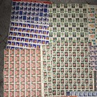 35 Sheets Us Mint Never Hinged Stamp Sheets Lot Christmas Flags Flowers