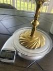 Virginia Metalcrafters Colonial Williamsburg Set Of Brass Candlesticks Reproduct
