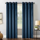 Luxury Velvet Curtain Window Heavy Weight Curtains Rod Pocket Panels   Set Of 2 
