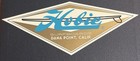 Hobie Surfboards Dana Point  Calf  Diamond Teal gold Logo 9 5 Lg Sticker  Decal
