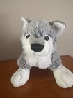 Very Rare Webkinz Grey Wolf Hm358 Retired Htf Ganz Stuffed Animal Plush No Code 