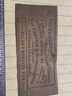 Vintage Metal Advertisement Tag Label Triumphant Music Leaf Turner Youngstown Oh
