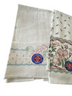 New Vintage Stevens Linen Assoc Usa Mixed Lot 3 Linen Floral Dish Towels Nwt