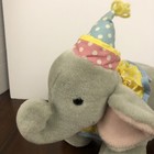 Eden Elephant Plush Wind Up Musical Head Moves Clown Vintage 80s Happy Days Are
