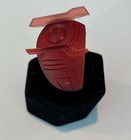 Red Lantern Movie Ring  Translucent Red Resin  Made In Usa
