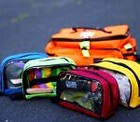 Lightning X Color Coded First Aid Medical Kit Accessory Pouches - Zippered Bag W