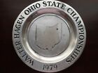 1979 Walter Hagen Ohio State Championships Golf Tournament Wilton Pewter Plate
