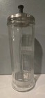 Vintage Glass Barbicide Disinfecting Jar Barber s Comb Sanitizer Jar Germicide 